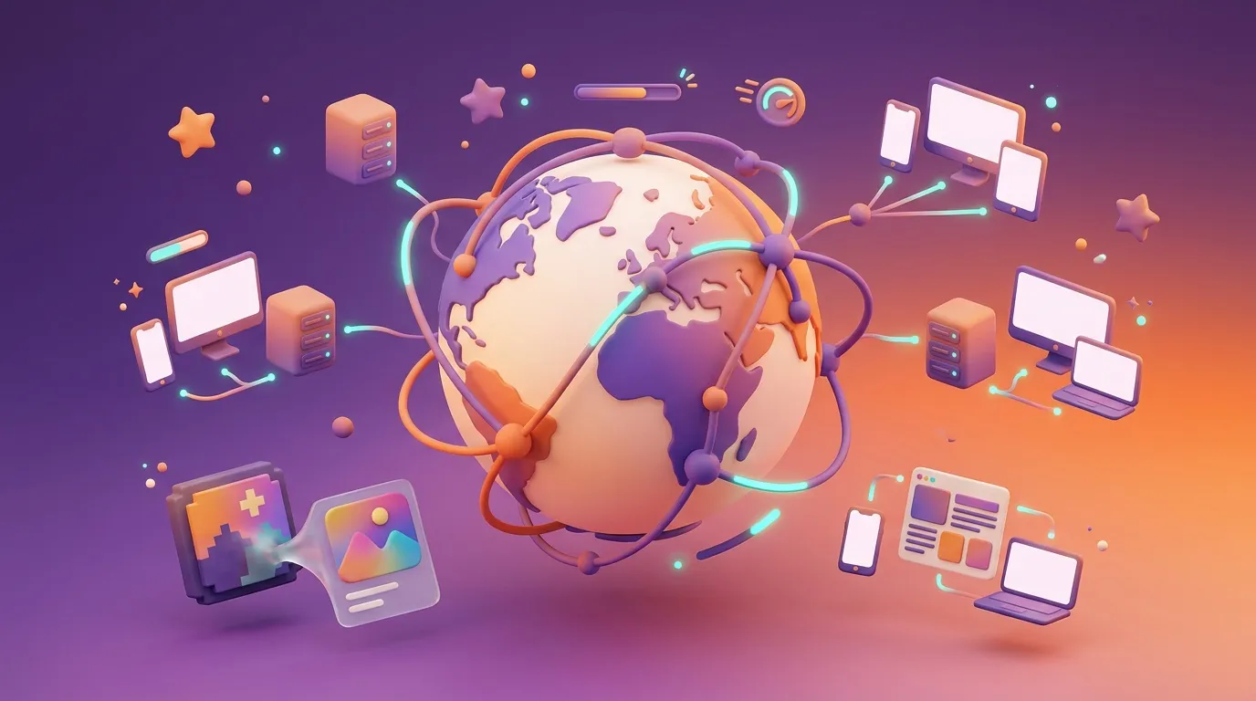 Terre connect&eacute;e &agrave; des appareils technologiques num&eacute;riques