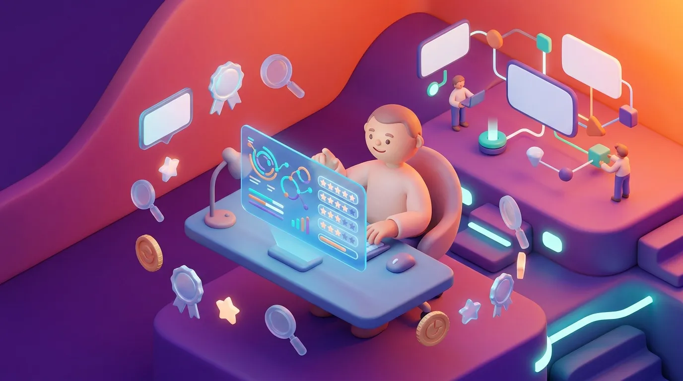 Personne analysant des donn&eacute;es sur un &eacute;cran num&eacute;rique interactif