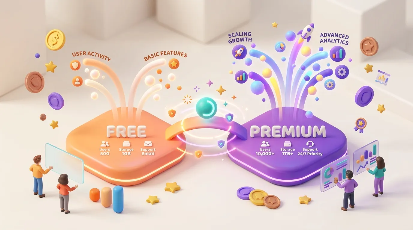 Deux plans tarifaires : gratuit avec fonctionnalités basiques et premium avancé.