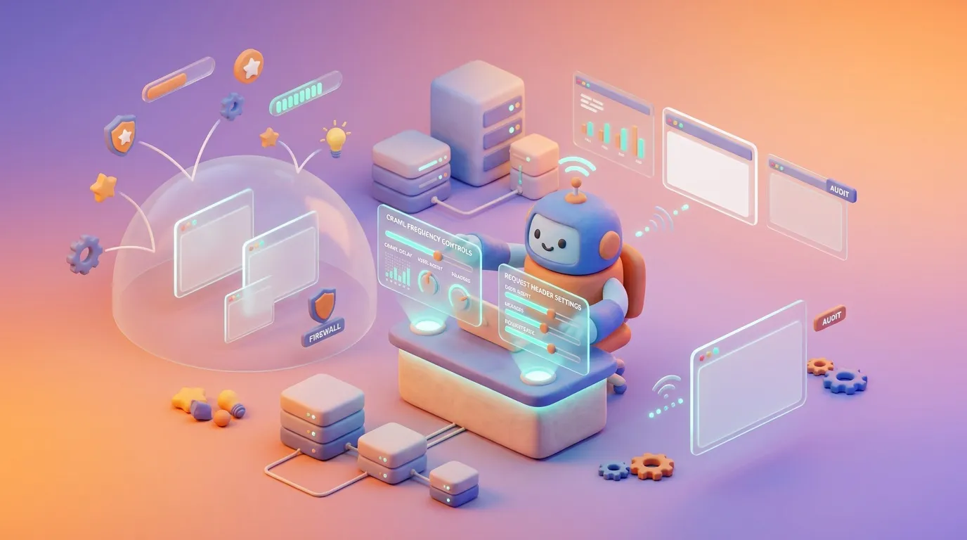 3D illustration of cybersecurity, cloud storage, and network monitoring systems