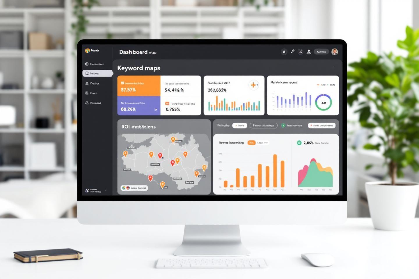Écran d'ordinateur montrant des graphiques et des statistiques de performance